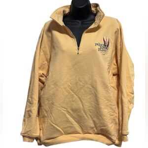 Vintage Prince Edward Island Yellow Quarter Zip Sweatshirt
